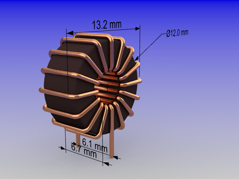 环形电感13毫米x 7毫米